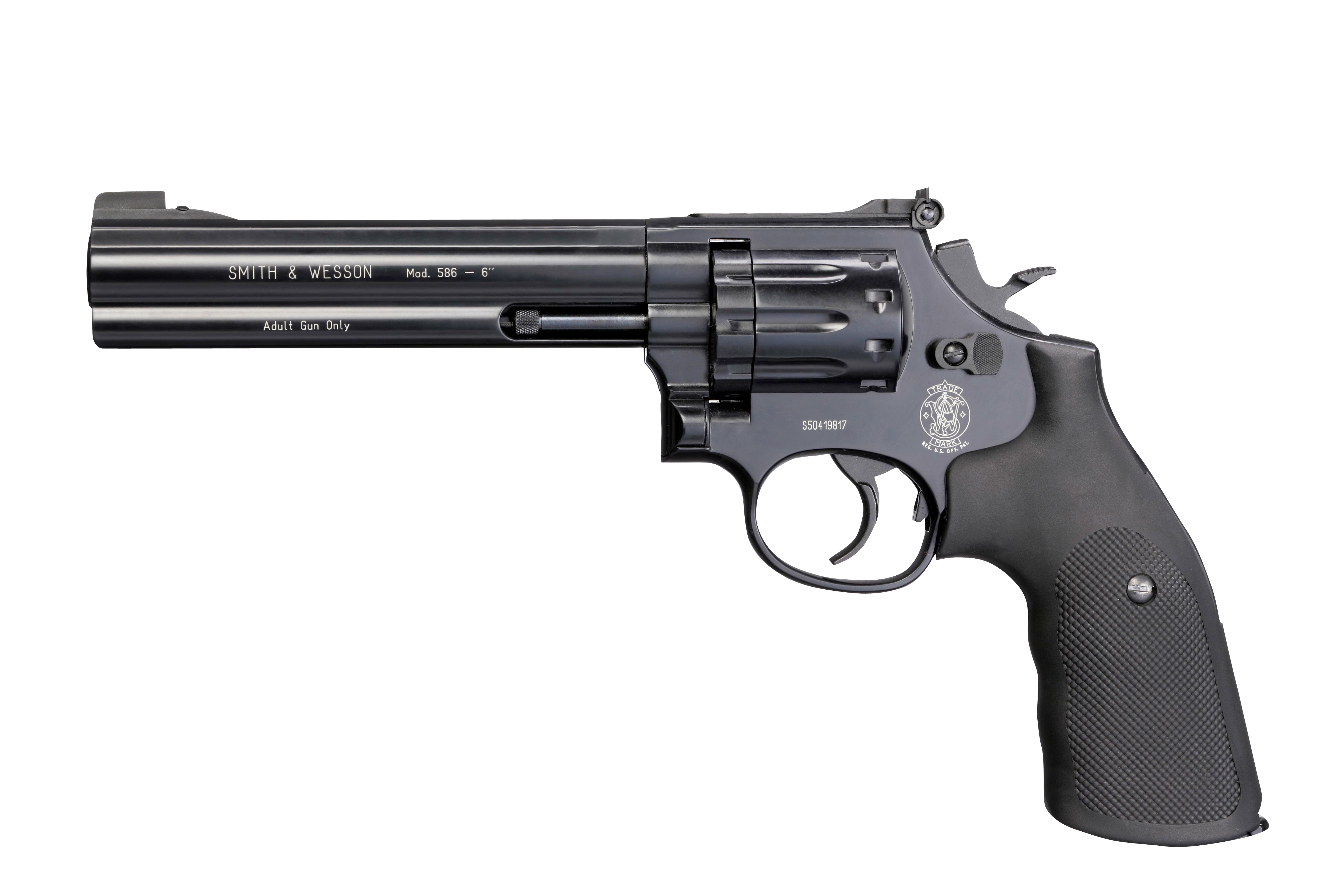 CO2 Revolver SMITH & WESSON MOD. 586, schwarz, 6"