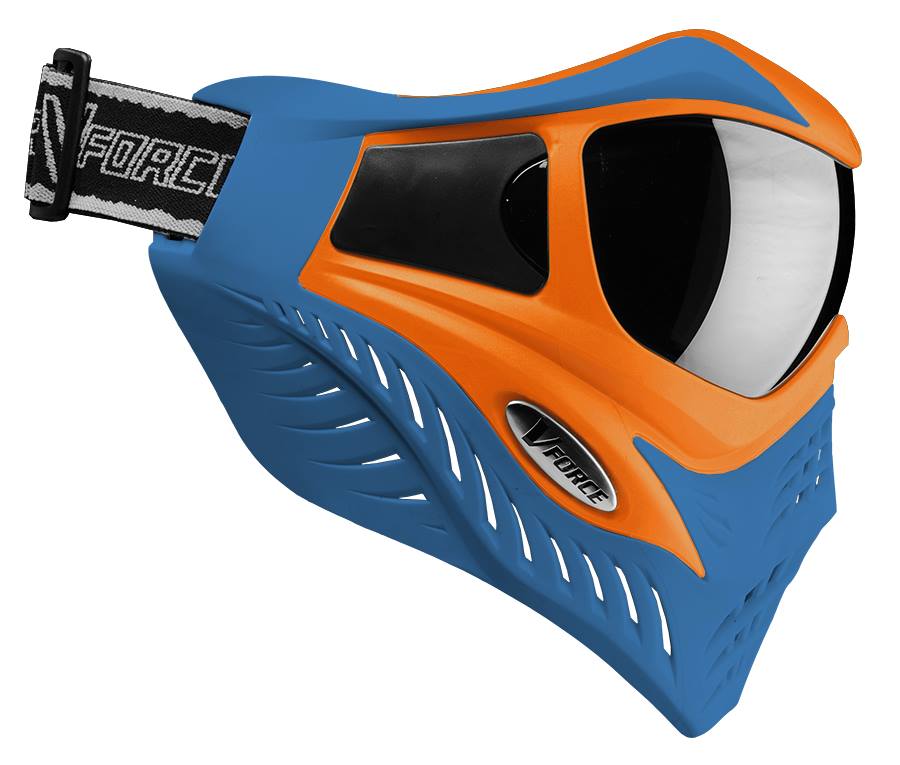 VForce Grill Paintballmaske blau/orange