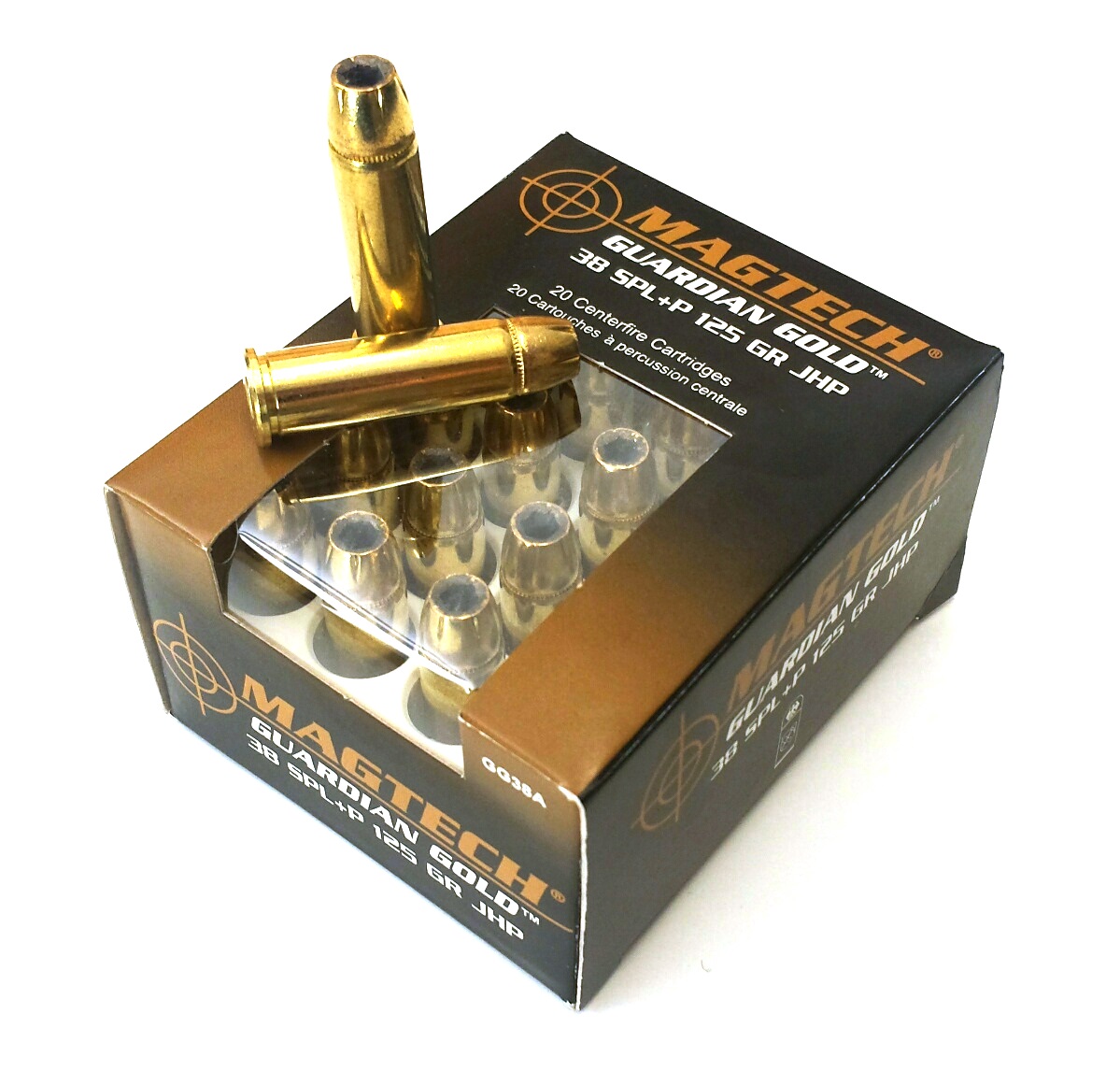 Magtech Revolverpatrone cal. .38Spec +P,  "Guardian Gold" JHP