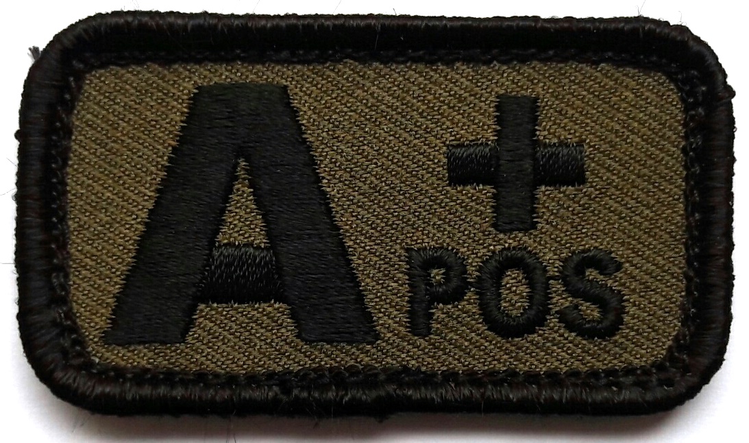 Morale Patch Blutgruppe A+