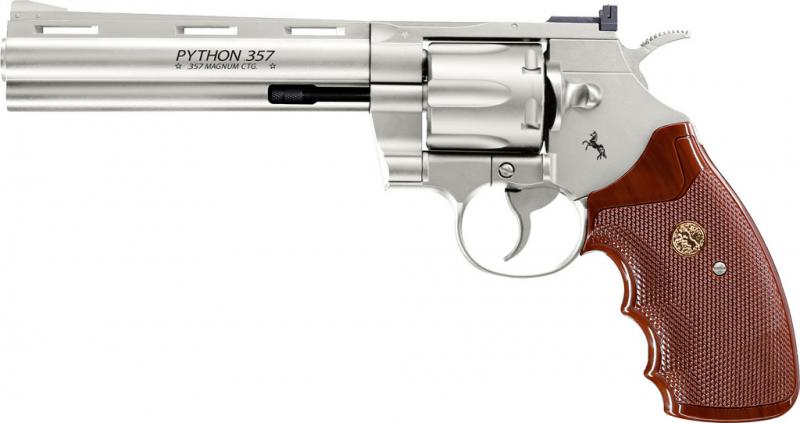 CO2 Revolver SMITH & WESSON MOD. 686, nickel, 6"